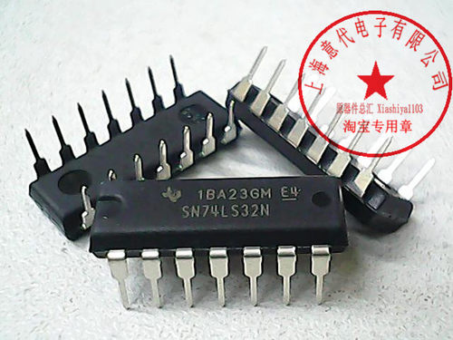 SN74LS32N   TI   74LS32〖正品原装〗赛格市场G332室实体店 现货