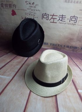 遮阳帽英伦风情侣沙滩亲子爵士帽