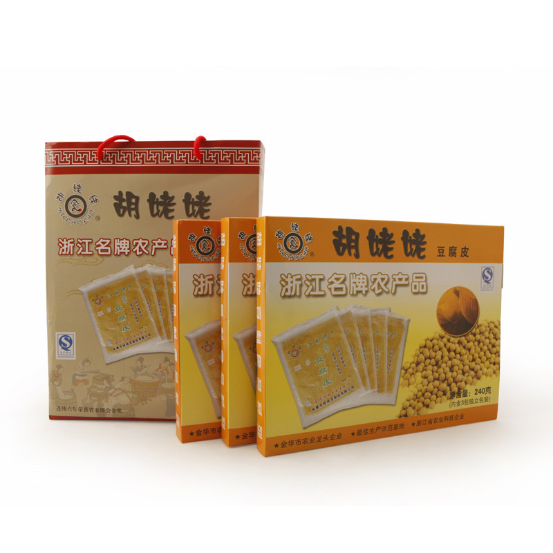 产孕妇l礼品 浙江特产 胡姥姥 豆腐皮  豆制品 油皮 豆腐衣 包邮