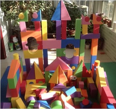 斯尔福儿童积木益智积木软体泡沫152块婴幼儿早教玩具积木 012