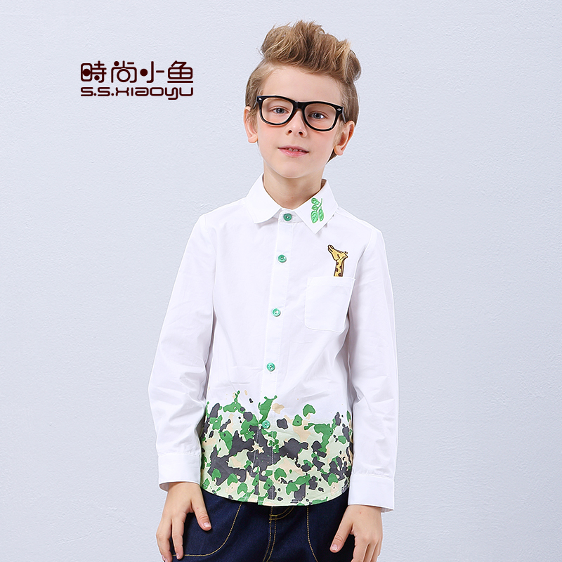 Chemise garcon SSXIAO YU à manche longue - Ref 2076201 Image 1