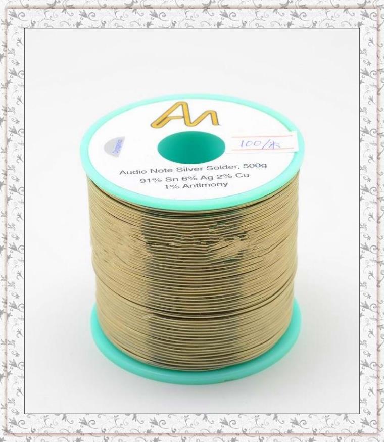 保真英国 Audio Note 音乐 含银6% 1.0mm焊锡 （95元/米）2013年