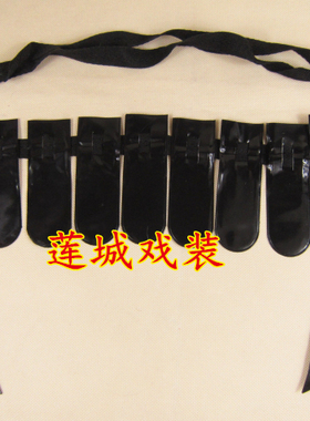 戏曲头饰京剧青衣花旦水鬓假贴片戏曲假片子皮刘海戏曲黑色贴片