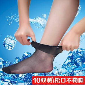 松口中老年人奶奶短丝袜耐磨春夏季超薄女袜妈妈宽口孕妇袜子女式