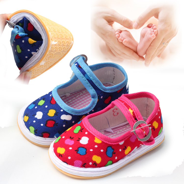 Chaussures enfants en tissu en coton pour printemps - semelle Melaleuca - Ref 1050237 Image 1