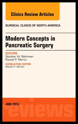 【预售】Modern Concepts in Pancreatic Surgery, an Issue o