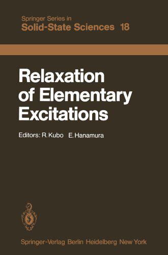 【预订】Relaxation of Elementary Excitations...