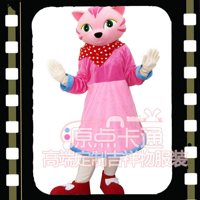 高品质包邮卡通定制女仆猫cosplay仿真人偶定做电影动漫演出服装