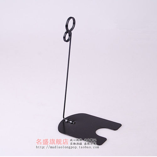 名盛POP广告夹 熟食 面包蛋糕商品标价签 烘焙价格标签夹黑色15cm