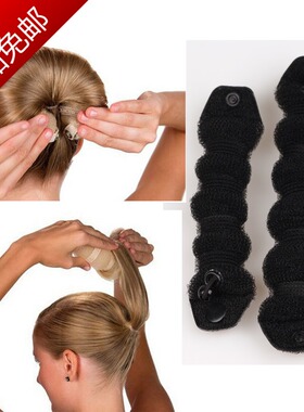 韩版长发变短发盘发器花苞头发饰简单气质丸子头盘发工具头饰饰品