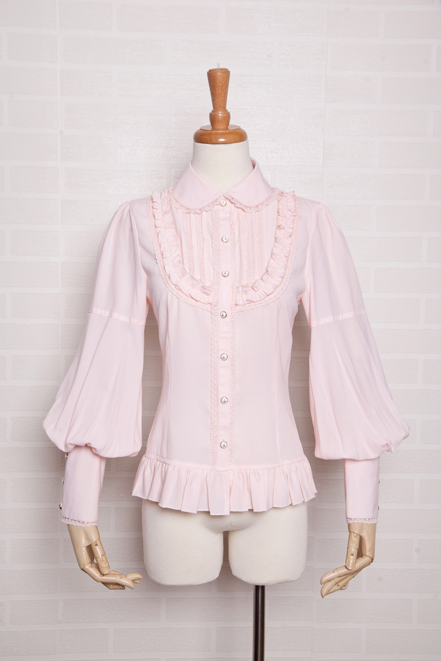 伊丽娅秋款洋装LOLITA娃娃雪纺蕾丝修身羊腿袖长袖衬衫|ruв категории Женская одежда, рубашка - от Buy2taobao.com для оказания профессиональной услуги покупки агента Taobao