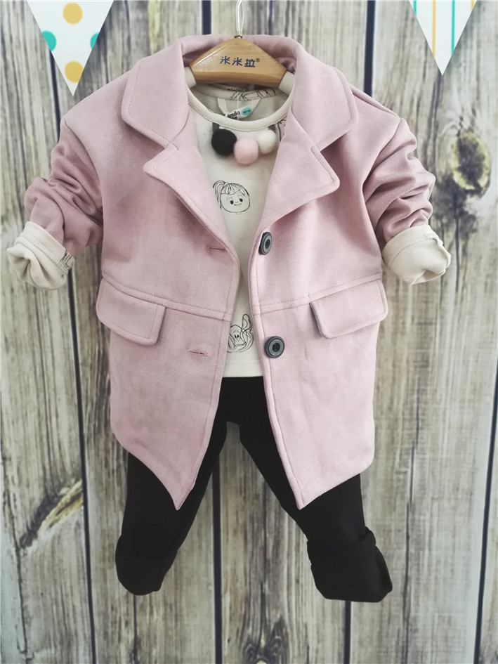 Manteau pour fille en mélange - Ref 2162304 Image 1