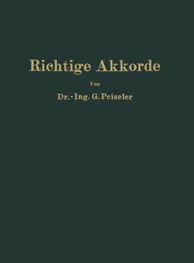 【预订】Richtige Akkorde: Zugleich Ein Prakt...
