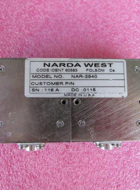 进口 NAR-2940 700-940MHz  隔离度大于40dB SMA RF同轴隔离器