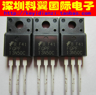 13N50C  FQPF13N50C场效应MOS管13A 500V TO-220F 全新直接拍下