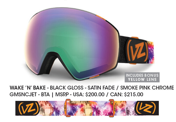 防护护目镜VONZIPPER VZ 滑雪眼镜护目镜男女款 限微信支付