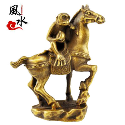 纯铜马上有钱工艺品摆件