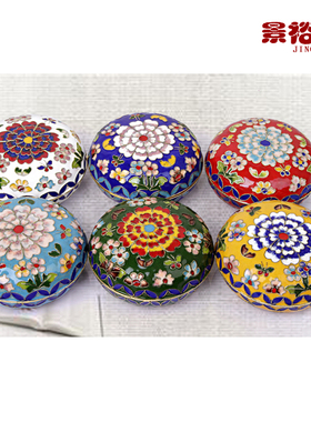 掐丝珐琅景泰蓝首饰盒工艺品