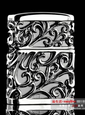 ZIPPO打火机SC0796 四面加工镀铂金金缕战衣镀金徽章