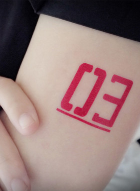 【女仆TATOO】036巡音ルカLUKA03 cosplay动漫纹身贴 满包邮