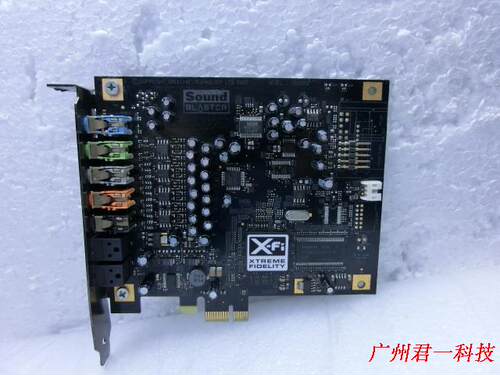 原装拆机创新 Sound Blaster X-Fi  SB0880 PCI-E声卡