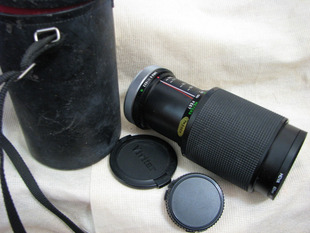 C口 205mm 带微距佳能镜头FD 可转EOS或PK f3.8 日产VIVITAR