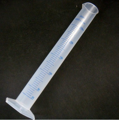 塑料量筒 250ml 塑料 直型量杯 化学实验仪器耗材 特价现货