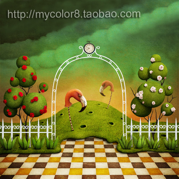 mycolor8 PS 婚纱影楼摄影背景 童话背景 儿童 素材大图14-606