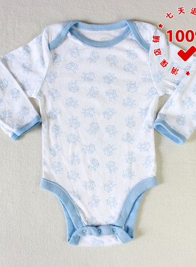 正品OLD NAVY老海军小猴子婴幼儿连体衣三角款包屁爬服纯棉哈衣