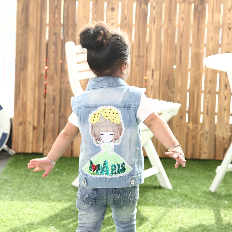 Gilet fille en toile - Ref 2071071 Image 3