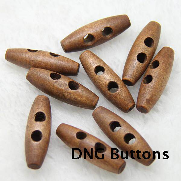 纽扣扣子专卖咖啡色木质牛角扣长