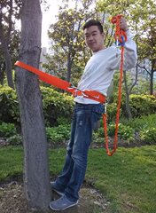 Đai an toàn thợ điện điều khiển kép dày cho công trình xây dựng trên cao Đai an toàn bảo hiểm kép đai chống mài mòn đai hàng rào cột leo núi dây an toàn lao động