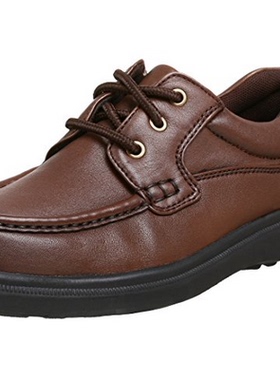 Hush Puppies/暇步士牛津皮鞋男鞋Gus软皮真皮系带休闲正品12382