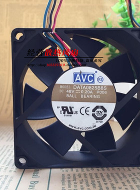 AVC 8025 8CM 48V 0.20A DATA0825B8S P006四线中兴设备专用风扇