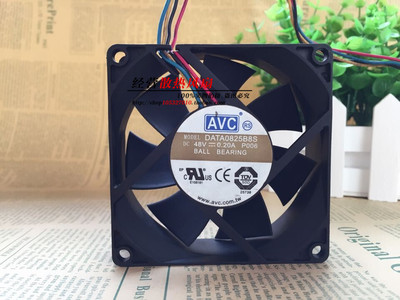 AVC 8025 8CM 48V 0.20A DATA0825B8S P006四线中兴设备专用风扇