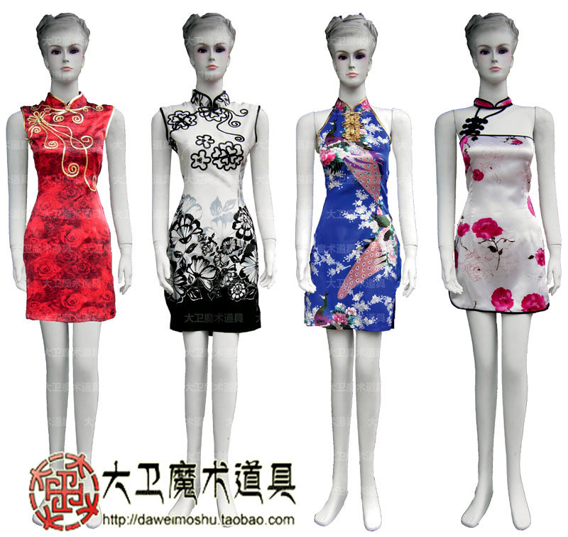 大卫舞台魔术道具女士旗袍变衣服快速换装快速换变衣术量身定做