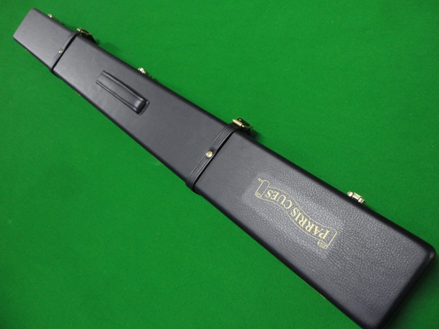 John Parris皮制3/4台球杆盒单色款 纯黑双槽 原厂盒子 假一罚十