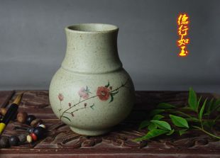 美院手绘陶泥【花卉】 配茶席花器3 平价不议价!