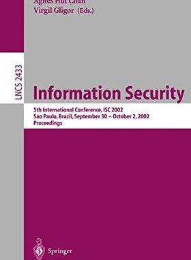 【预订】Information Security: 5th Internatio...