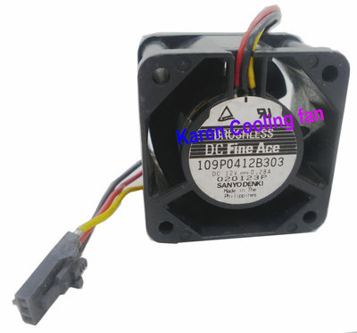 原装Sanyo/三洋4028 12V 0.28A 109P0412B303 B301测速 散热风扇