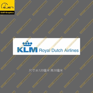 荷兰皇家航空KLM民标志个性矩形贴纸RIMOWA行李箱贴车贴