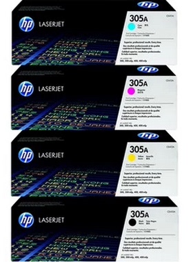 惠普（HP） CE410黑彩硒鼓套装 （含1支黑色+3支彩色)