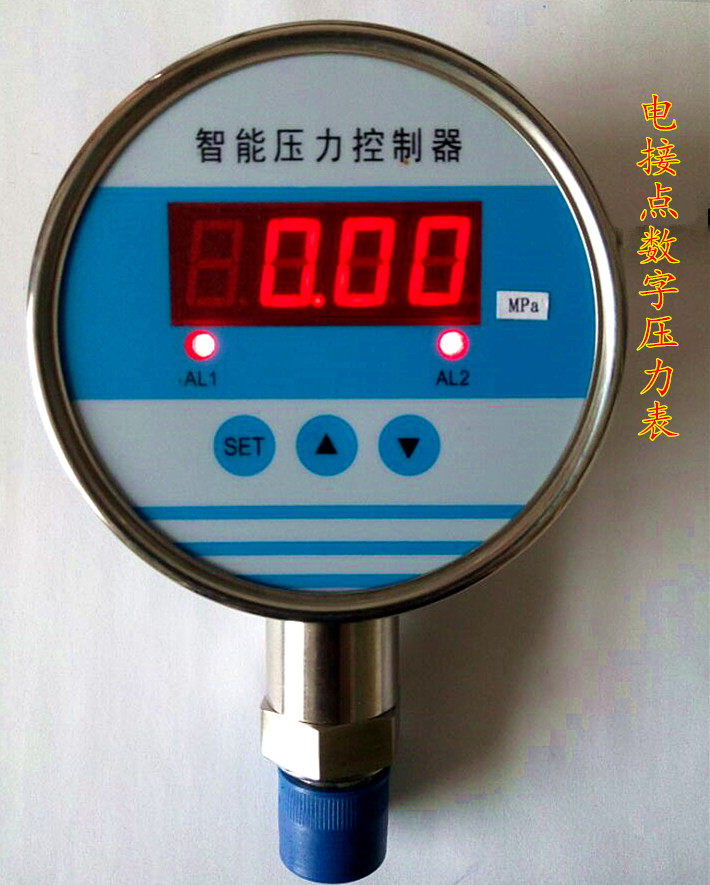 包邮智能压力控制器数字电接点压力表4-20mA 0-2.5mpa 220v供电