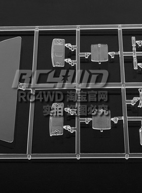 RC4WD 模型攀爬越野Mojave II TF2车壳灯罩透明部件 (Z-B0078)