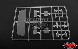 RC4WD 模型攀爬越野Mojave II TF2车壳灯罩透明部件 (Z-B0078)