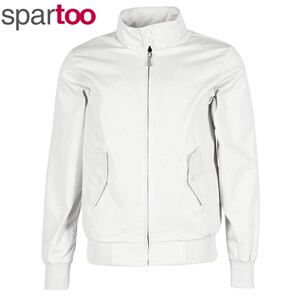 Harrington男装男士立领修身防风夹克衫外套通勤日常春秋新品白色