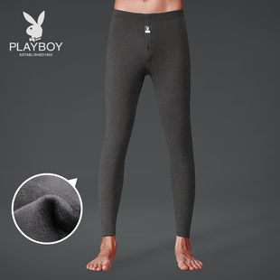 秋裤 花花公子男士 加绒加厚棉裤 秋冬季 男单件青年 保暖裤