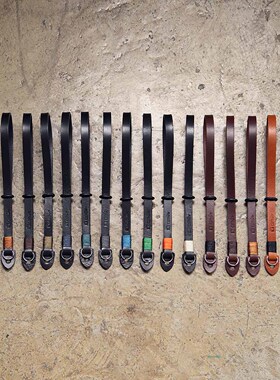 cam-in 真皮单反数码照相机腕带 适用富士徕卡圆孔型手腕带 WS030