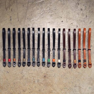 适用富士徕卡圆孔型手腕带 cam 照相机腕带 真皮单反数码 WS030