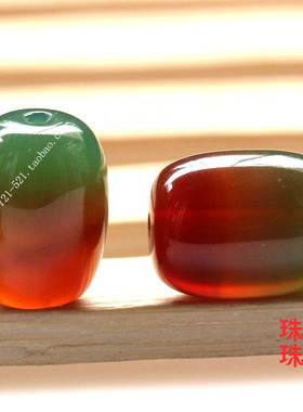 diy天然孔雀玛瑙路路通配饰散珠